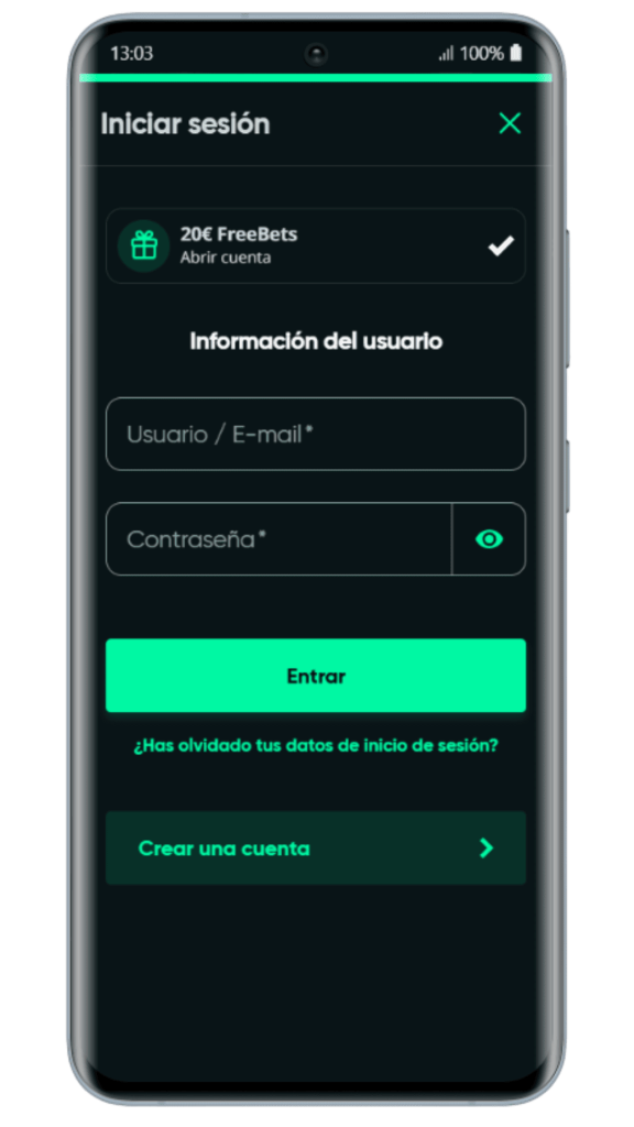 Registro en speedybet casino