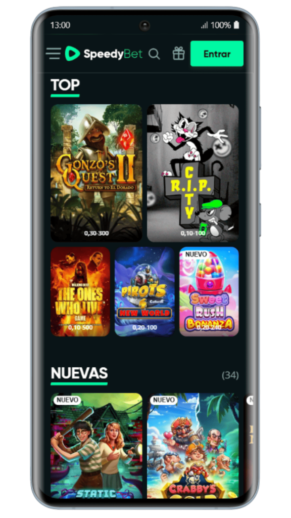 Las slots, también conocidas como tragaperras, son el juego estrella en cualquier casino. Consisten en rodillos con símbolos que giran para formar combinaciones ganadoras. En SpeedyBet encontrarás desde las clásicas slots de frutas hasta modernas video slots con gráficos espectaculares y funciones especiales como Megaways, botes progresivos y rondas de bonificación. Para que descubras algunas de joyas en SpeedyBet, aquí tienes una selección de los títulos más aclamados.